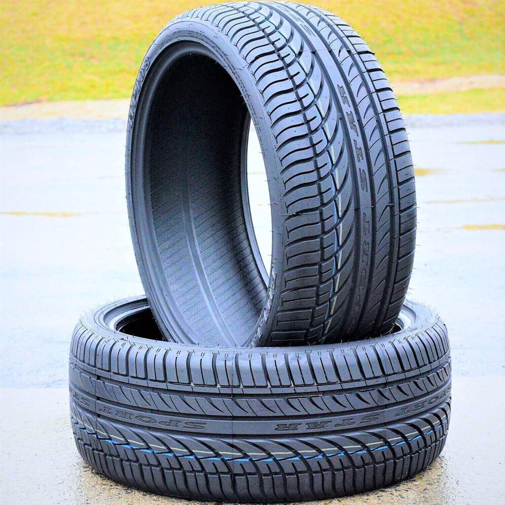 imageSet of 2 TWO Fullway HP108 AllSeason Passenger Car High Performance Radial Tires23545R18 23545ZR18 2354518 2354518 98W Load Range XL 4Ply BSW Black Side Wall UTQG 380AA