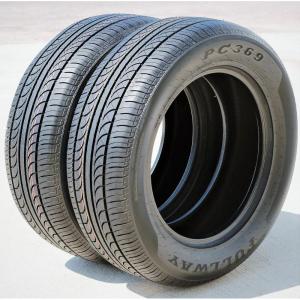 imageSet of 2 TWO Fullway PC369 AllSeason TruckSUV Performance Radial Tires22560R18 2256018 2256018 100H Load Range SL 4Ply BSW Black Side Wall UTQG 380AA