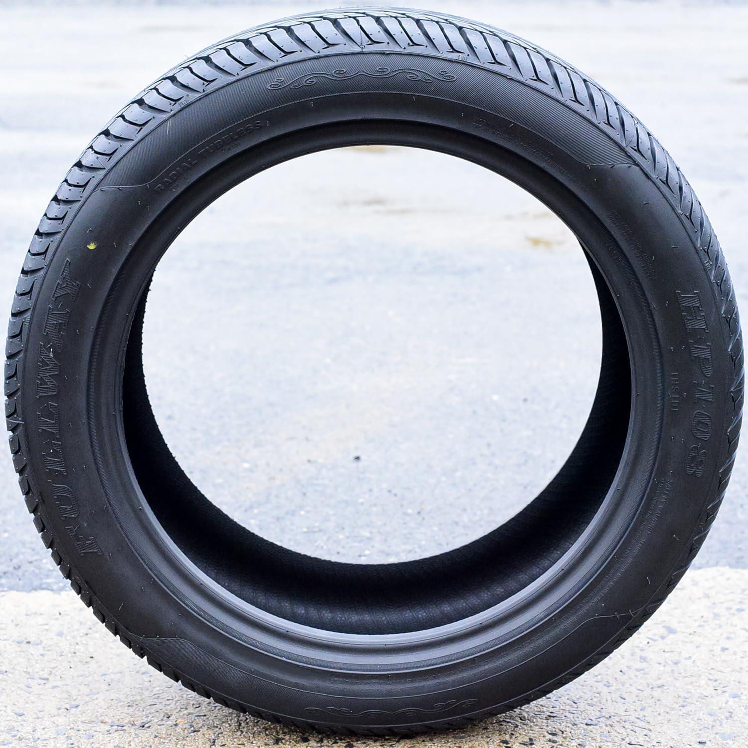 imageFullway HP108 AllSeason TruckSUV Performance Radial Tire23555R19 23555ZR19 2355519 2355519 105V Load Range XL 4Ply BSW Black Side Wall UTQG 380AA21570R15